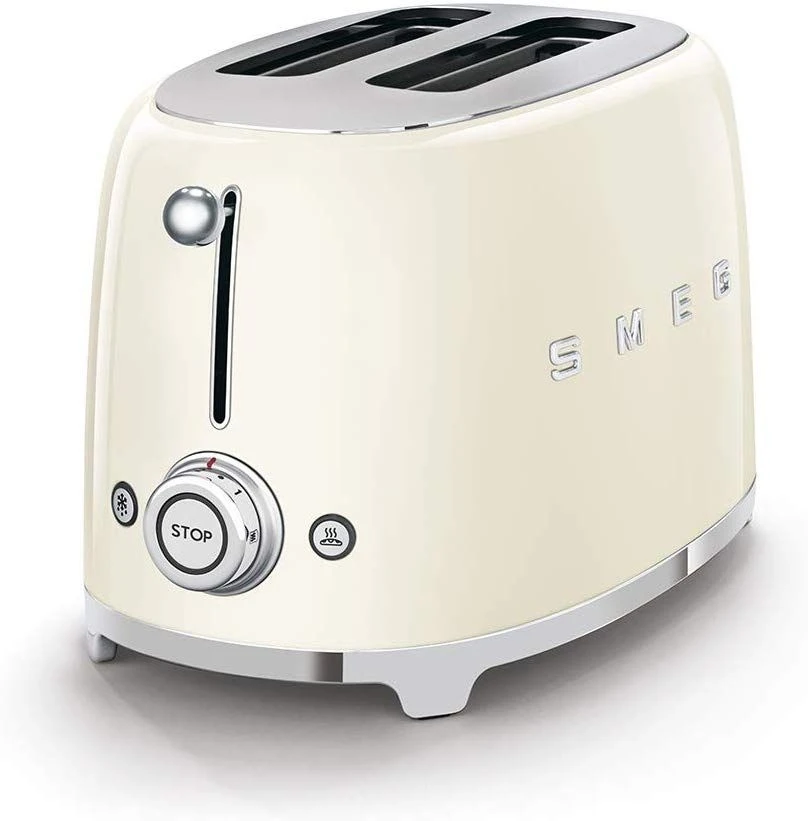 Smeg TSF01CRUK 2 Slice Toaster - Cream - Image 2