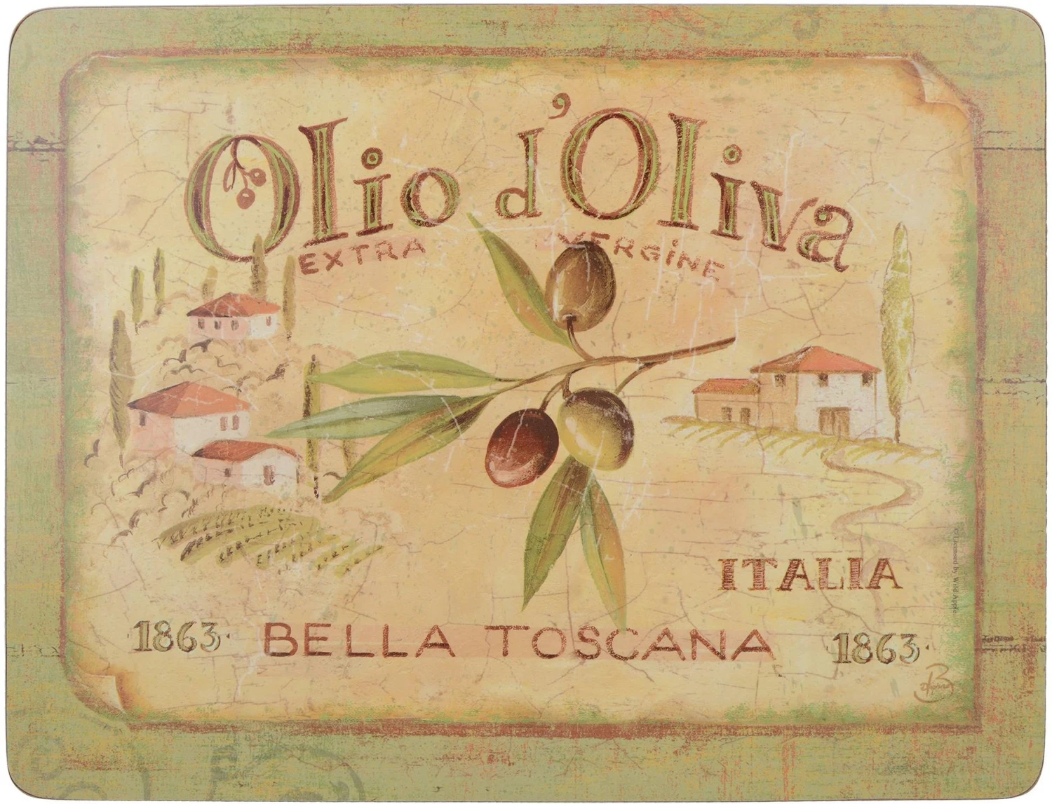 Creative Tops Olio D'Oliva Placemats Set Of 6