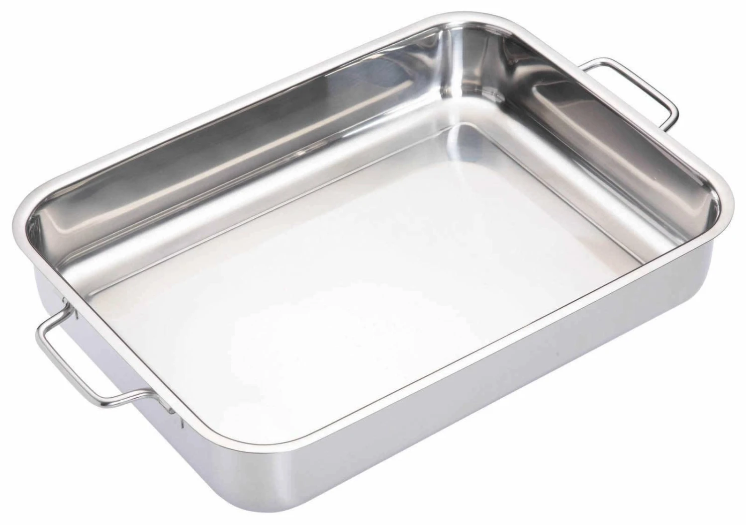 Masterclass Stainless Steel Heavy Duty Roasting Pan 27x20cm - Image 3