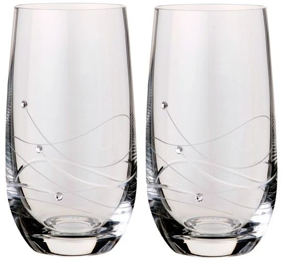 Dartington Glitz Highball Glasses Pair