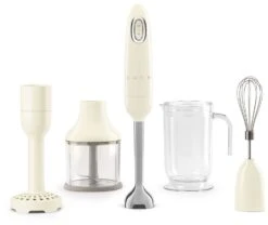Smeg HBF02CRUK Hand Blender & Accessories - Cream