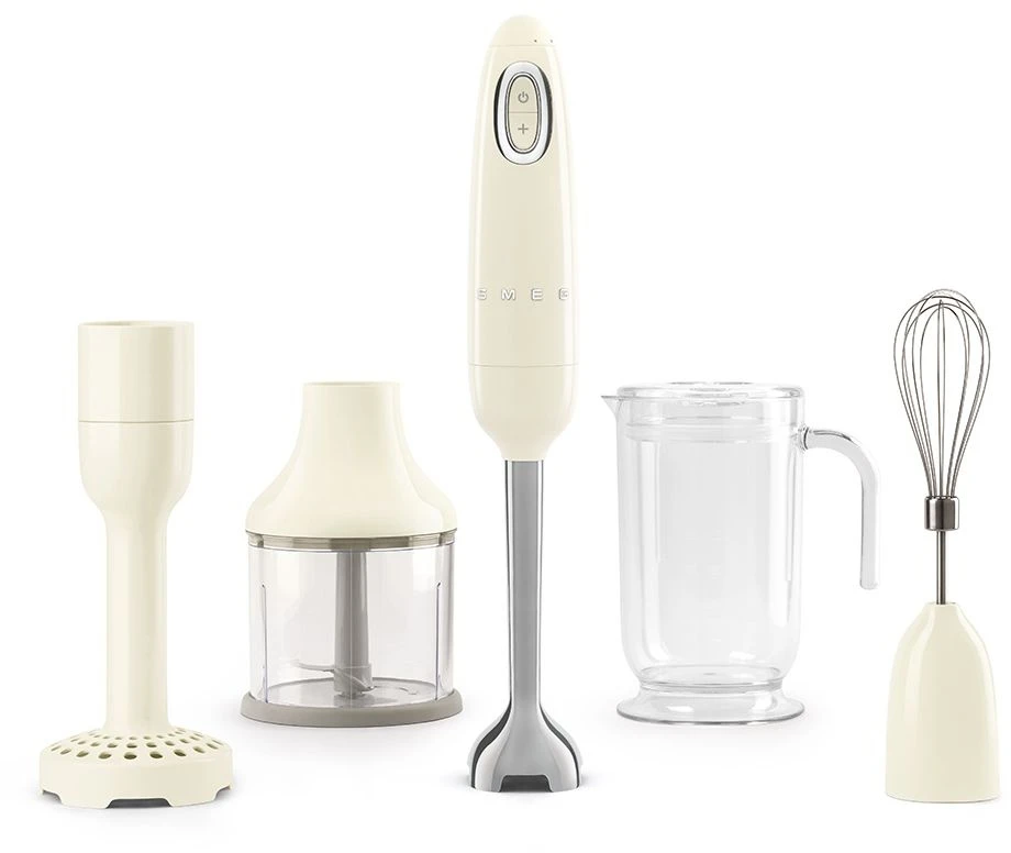 Smeg HBF02CRUK Hand Blender & Accessories - Cream