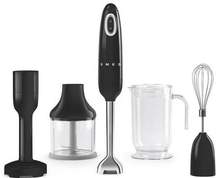 Smeg HBF02BLUK Hand Blender & Accessories - Black