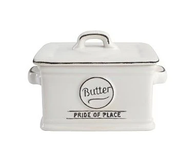 Pride Of Place Butter Dish White