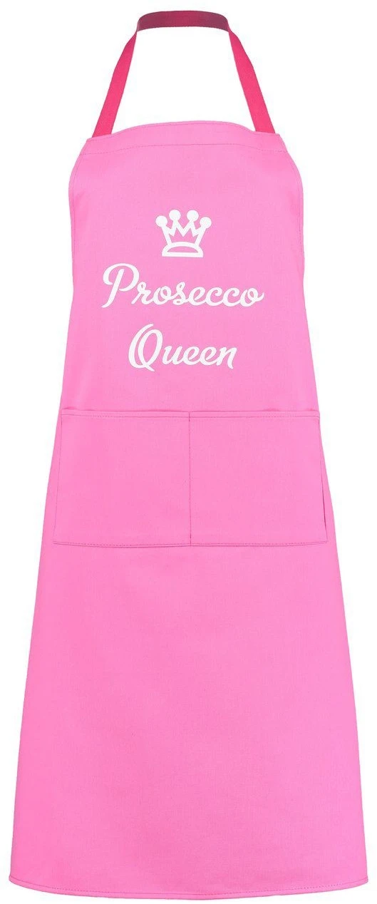 Prosecco Queen Apron Pink