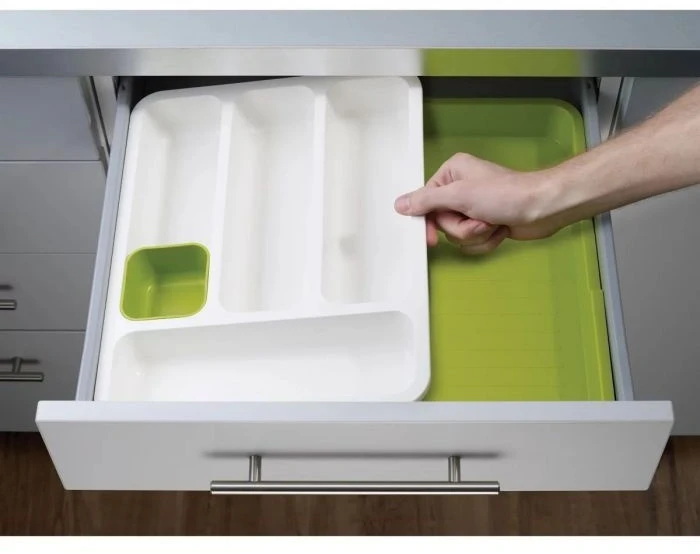 Joseph Joseph Drawerstore Cutlery Drawer - White/Green - Image 2
