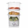 Sabichi 3 Tier Food Steamer - White 89557