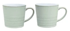 Denby Natural Canvas Textured Large Mug Set Of 2 400Ml