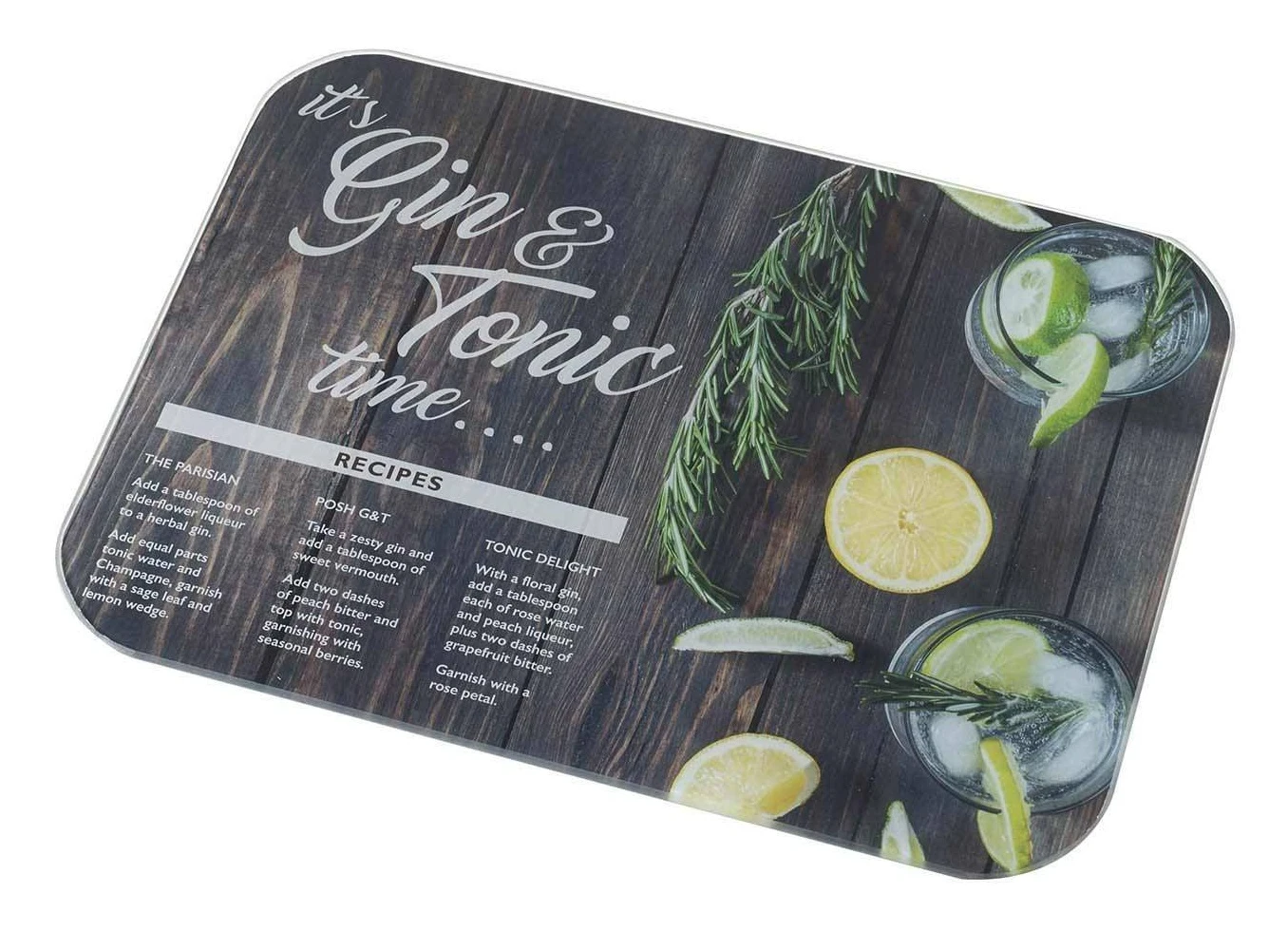 Stow Green Gin & Tonic Mixer Medium Worktop Protector