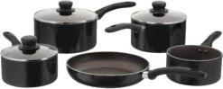 Judge Radiant 5 Piece Pan Set Black