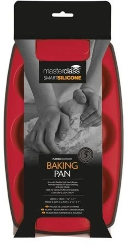 Masterclass Silicone 6 Hole Pan 30x18cm - Image 2
