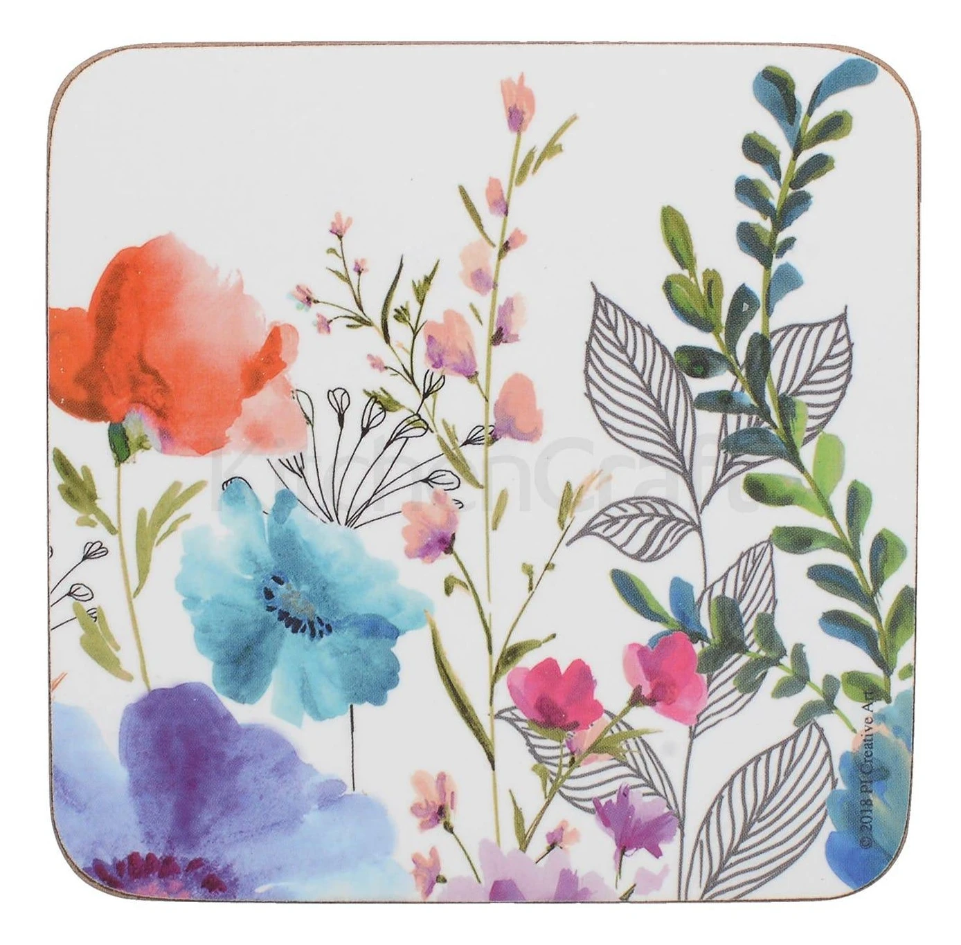 Creative Tops Meadow Floral Coasters Set Of 6
