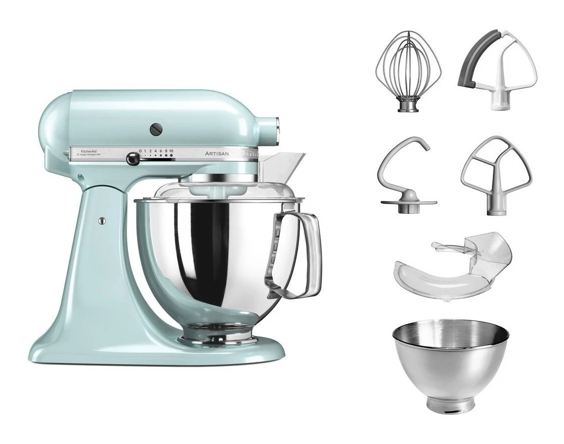 KitchenAid 5KSM175PSBIC Artisan Stand Mixer 4.8L - Ice Blue - Image 2
