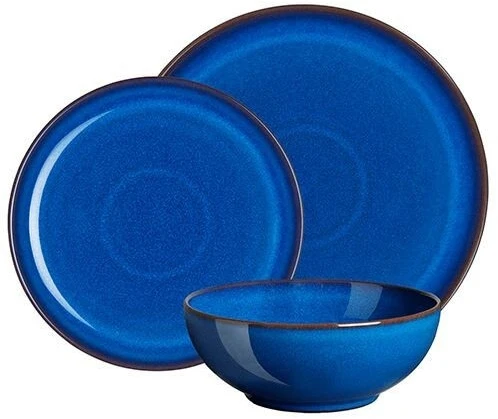 Denby Imperial Blue 12 Piece Coupe Set