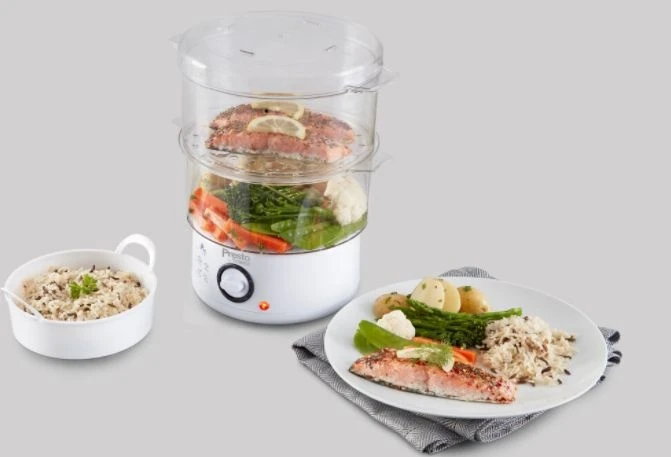 Tower Presto PT21004WHT 2 Tier Steamer - Image 2