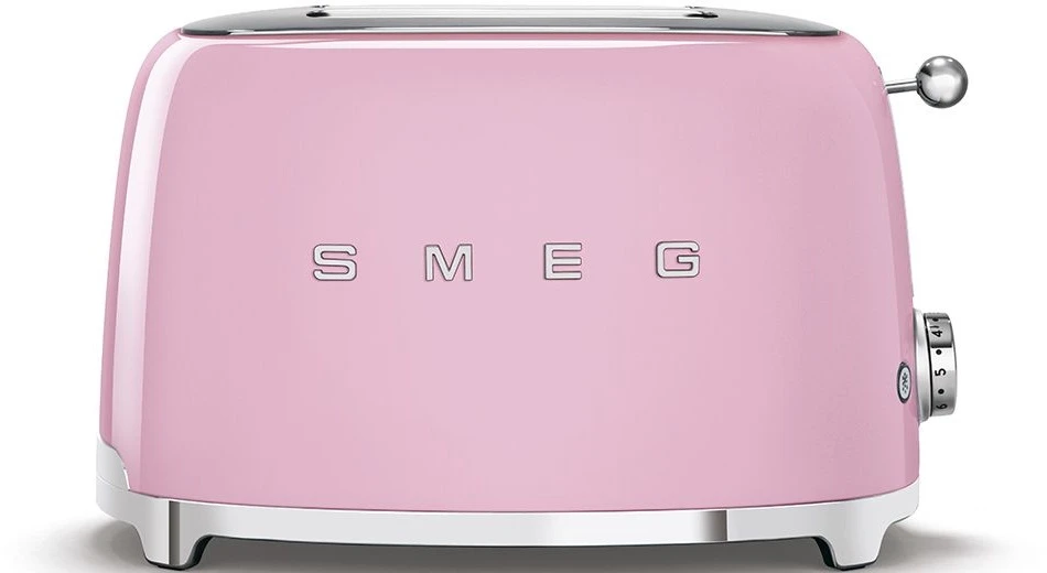 Smeg TSF01PKUK 2 Slice Toaster - Pink