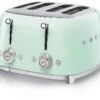 Smeg TSF03PGUK 4 Slice Toaster - Pastel Green