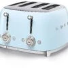 Smeg TSF03PBUK 4 Slice Toaster - Pastel Blue