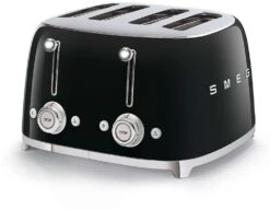 Smeg TSF03BLUK 4 Slice Toaster - Black