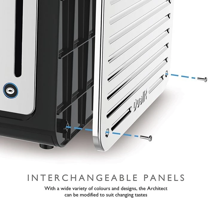 Dualit 26505 Architect 2 Slot Toaster - Brushed Stainless Steel - Image 2