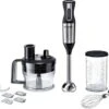 Bosch MSM6S90BGB Stick Blender Food Processor - Black & Silver