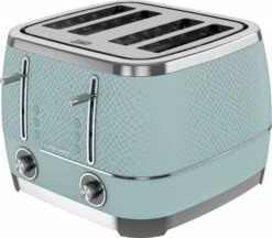 Beko Cosmopolis TAM8402T Teal 4 Slice Toaster