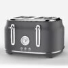 Tower T20065GRY Renaissance Grey 4 Slot Toaster