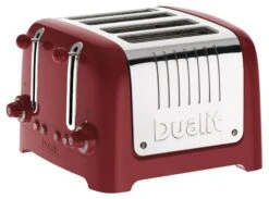 Dualit 4 Slot Toaster Lite - Gloss Red