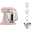 KitchenAid 5KSM185PSBft 4.8L Artisan Stand Mixer - Feathered Pink