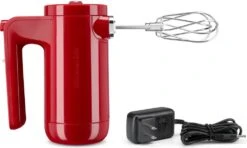 KitchenAid 5KHMB732BER Cordless Hand Mixer - Empire Red