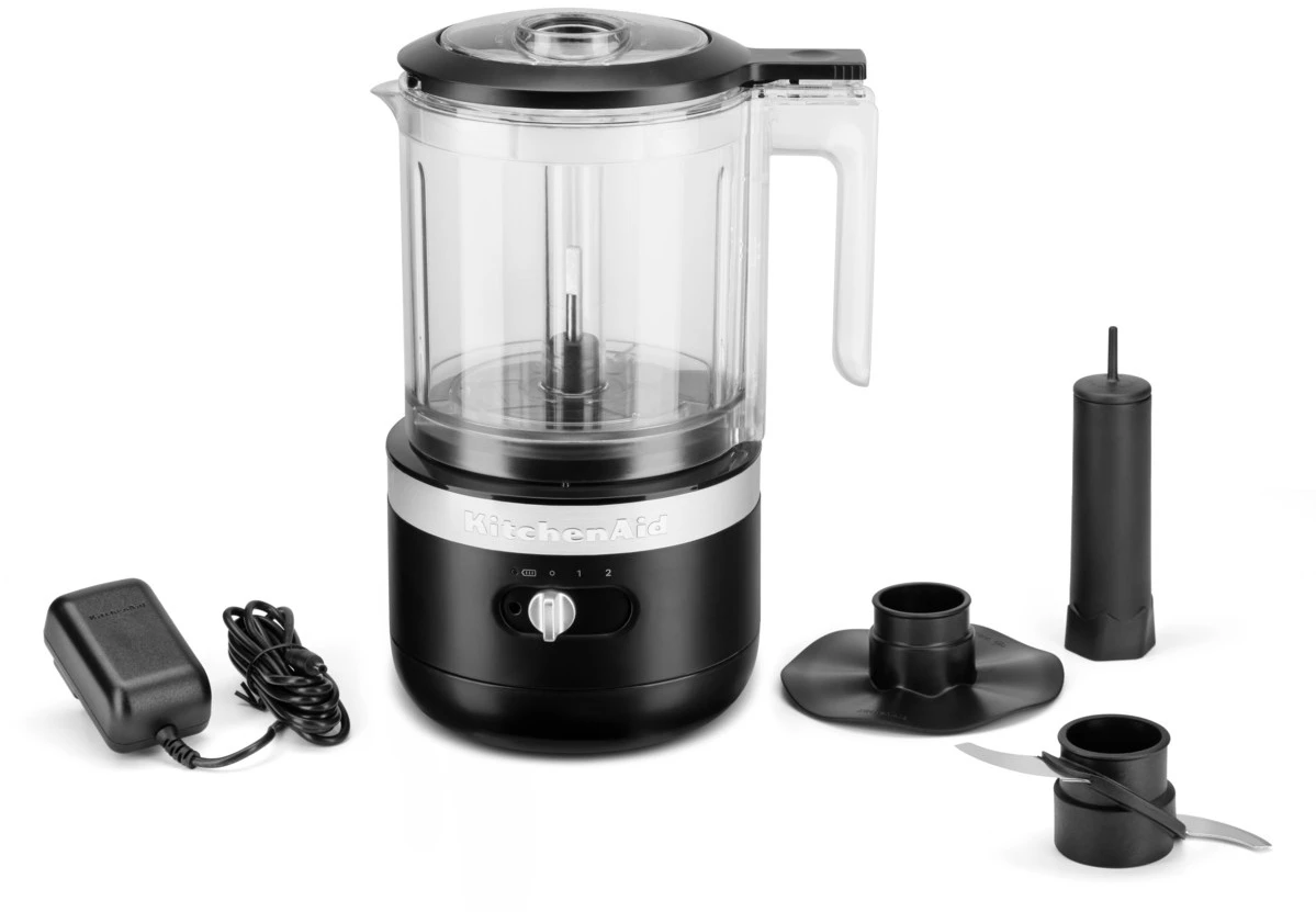 KitchenAid 5KFCB519BBM Cordless Food Chopper - Matte Black