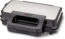 Tower T27031 Tower Sandwich Maker Deep Fill Stainless Steel