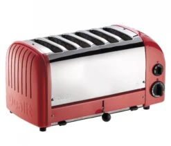 Dualit 6 Slot Toaster - Red