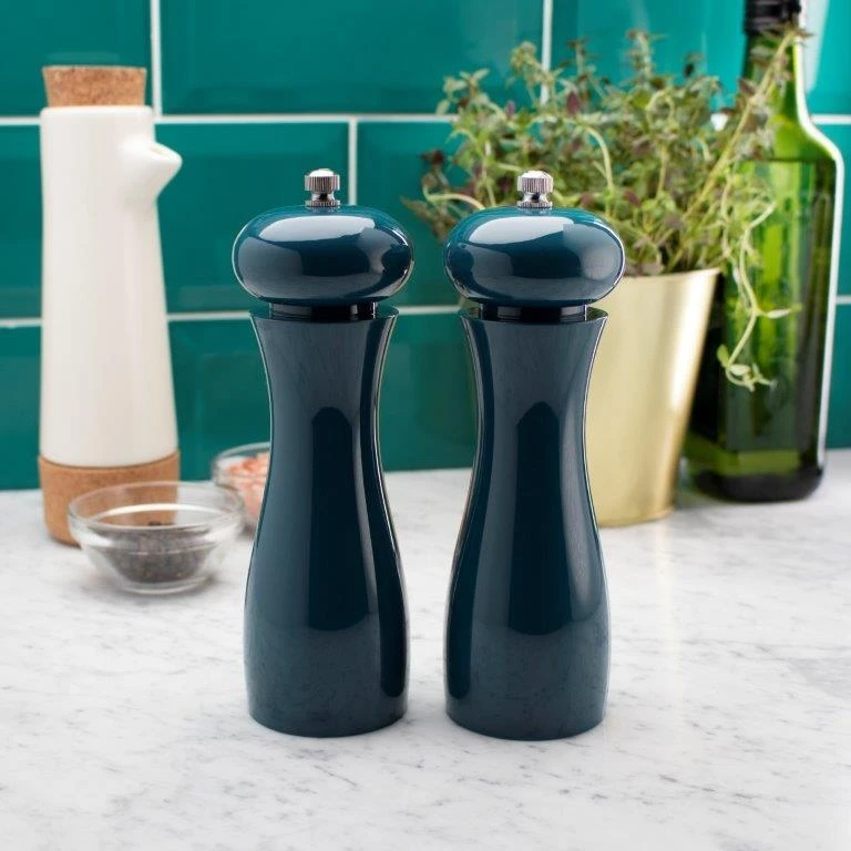 Taylors Eye Witness Salt & Pepper Mill Blue Set Of 2 - Image 3