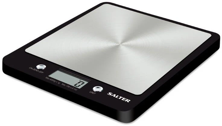 Salter Stainless Steel Evo Digital Kitchen Scales 5kg