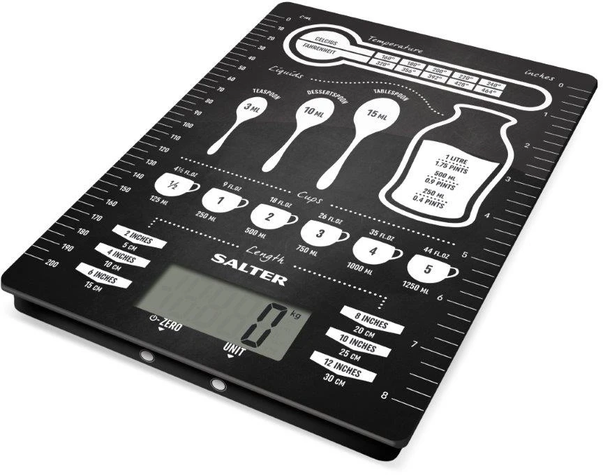 Salter Conversion Table Digital Kitchen Scales 5kg
