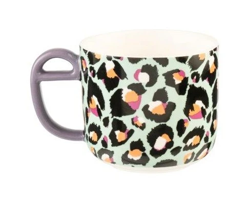 Captivate Eleanor Bowmer Short Mug Blue Leopard