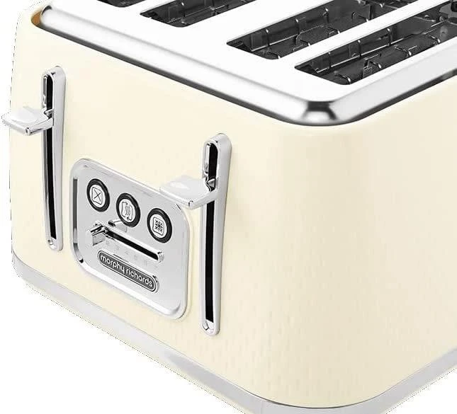 Morphy Richards 243011 Verve 4 Slice Toaster - Cream - Image 3