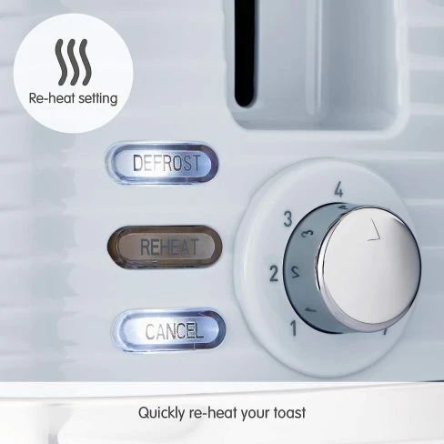 Morphy Richards 220030ARG Dune 2 Slice Toaster - Cornflower Blue - Image 3