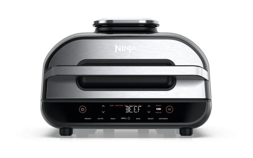 Ninja AG551UK Foodi MAX Health Grill & Air Fryer - Black/Stainless Steel